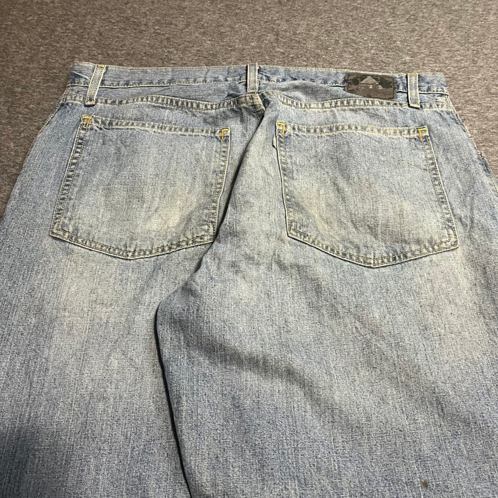 Levis SilverTab Baggy Jeans Mens 36x34 Light Wash Distressed Vintage 90s Skater - Picture 4 of 6